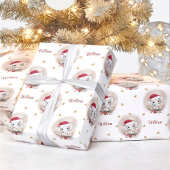 Elephant kerstwrapping Papieren naam Cadeaupapier