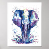 Elephant Kinder kunst Poster (Voorkant)