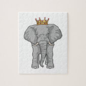 Elephant King Crown Legpuzzel (Verticaal)