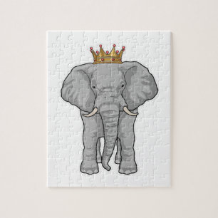 Elephant King Crown Legpuzzel