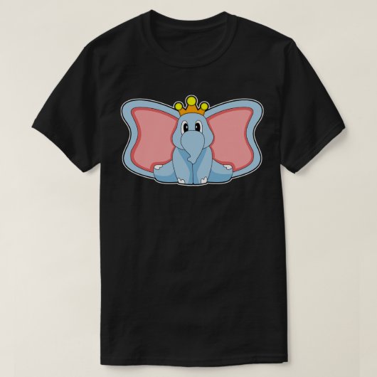 Elephant King Crown T-shirt (Design voorkant)
