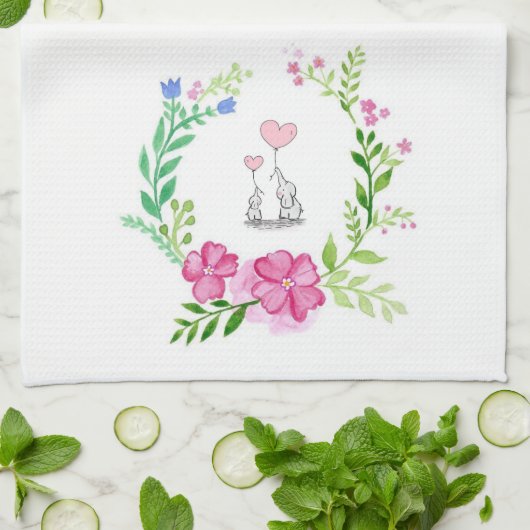 Elephant Kitchen Hand Towel Theedoek (Gevouwen)