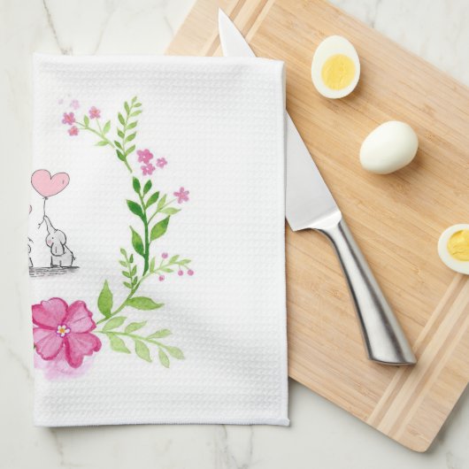 Elephant Kitchen Hand Towel Theedoek (Quarter Fold)