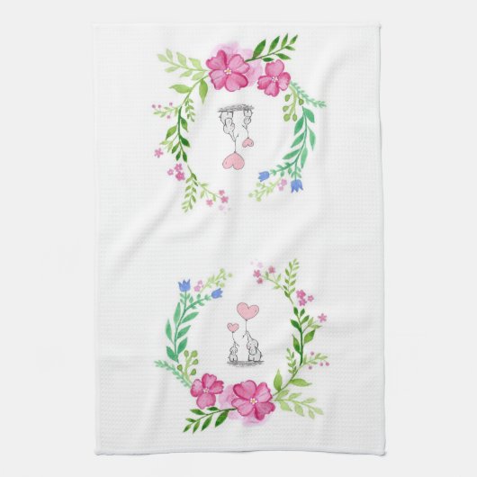 Elephant Kitchen Hand Towel Theedoek (Verticaal)