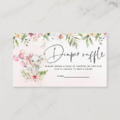 Elephant, kleine pinda diaper-kaartje informatiekaartje (Voorkant)