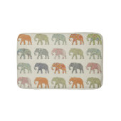 Elephant kleurrijk dierenpatroon hedendaags badmat (Voorkant)