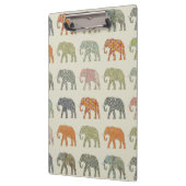 Elephant kleurrijk dierenpatroon hedendaags klembord (Links)