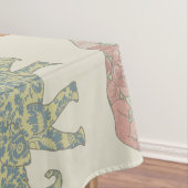 Elephant kleurrijk dierenpatroon hedendaags tafelkleed (Voorbeeld)