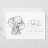 Elephant knul virtual baby shower party (Voorkant)