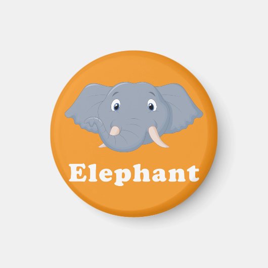 Elephant-koelmagneten thuiskeuken magneet (Voorkant)