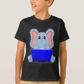 Elephant-laptop T-shirt (Voorkant)