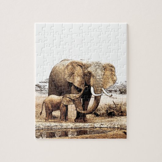 Elephant Legpuzzel (Verticaal)