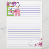 Elephant Letter E (Voorkant)