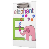 Elephant Letter E Klembord (Links)