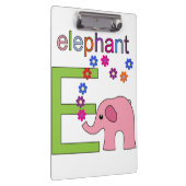 Elephant Letter E Klembord (Rechts)