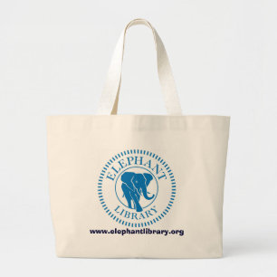 Elephant Library Bag Grote Tote Bag