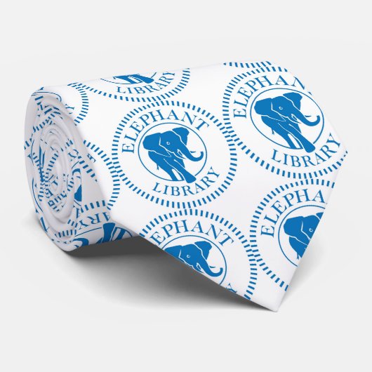 Elephant Library Stropdas (Opgerold)