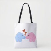 Elephant-liefde Tote Bag (Voorkant)