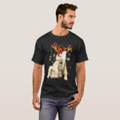 Elephant Lights Santa Hat T-shirt (Voorkant volledig)