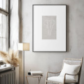 Elephant Line Art | Minimalistisch Safari-Poster Perfect Poster