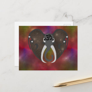 Elephant Listening to the Cosmos Briefkaart