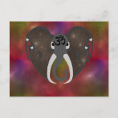 Elephant Listening to the Cosmos Briefkaart (Voorkant)