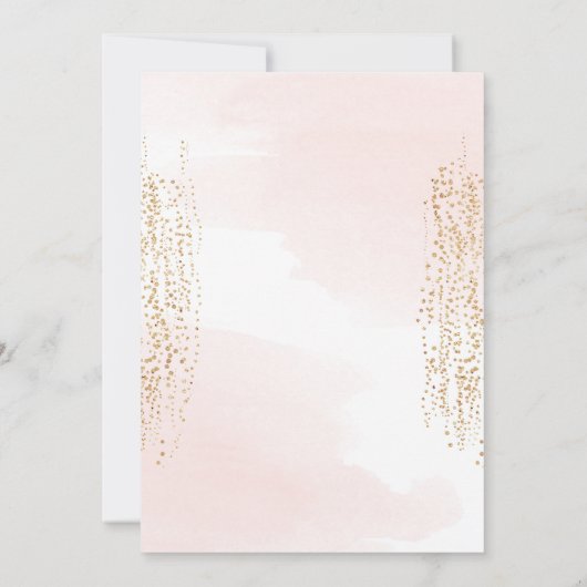 Elephant Little Peanut Lush Pink Girl Baby shower Kaart (Achterkant)