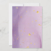 Elephant Little Star Waterverf Baby shower Kaart (Achterkant)