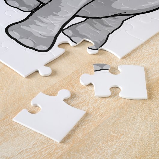Elephant Lollipop Legpuzzel (Zijkant)
