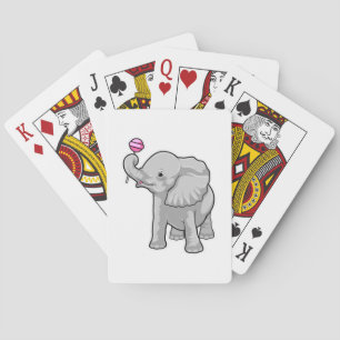 Elephant Lollipop Pokerkaarten