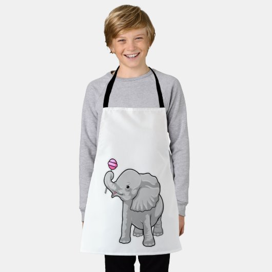 Elephant Lollipop Schort (Gedragen)