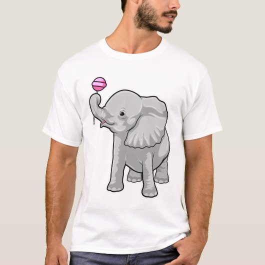 Elephant Lollipop T-shirt (Voorkant)