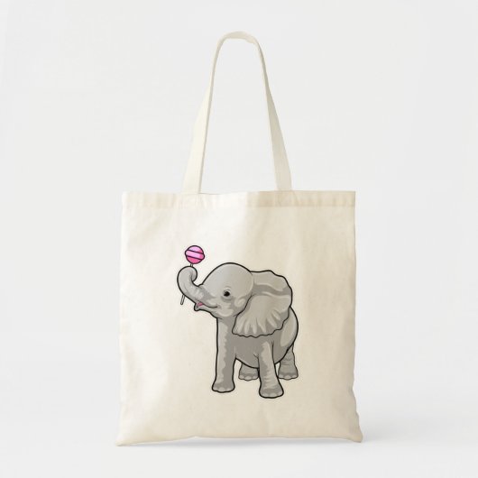 Elephant Lollipop Tote Bag (Voorkant)