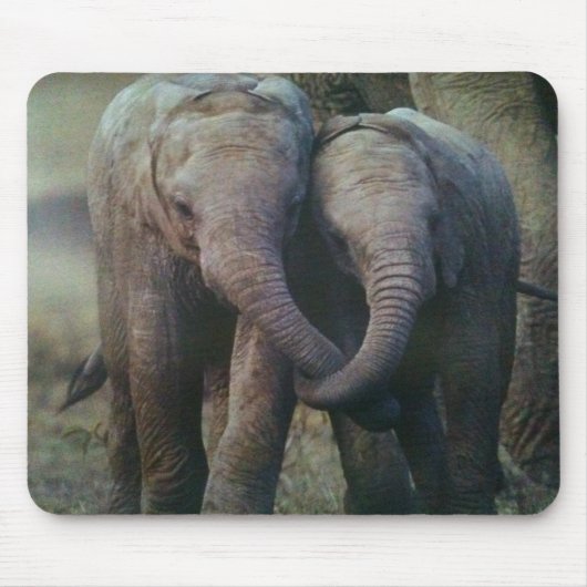 ELEPHANT LOS COUPLE MOUSEPAD MUISMAT (Voorkant)