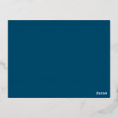 Elephant & Lotus Wedding Details Informatie Kaart (Achterkant)