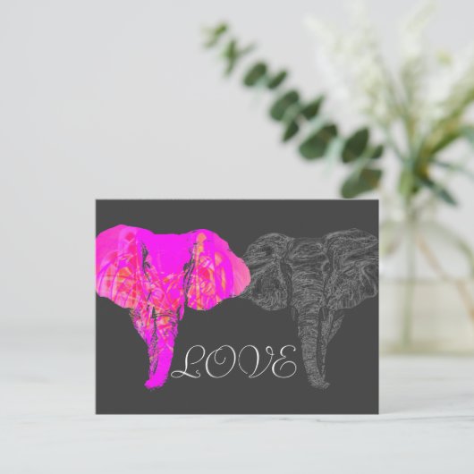 ELEPHANT LOVE BRIEFKAART