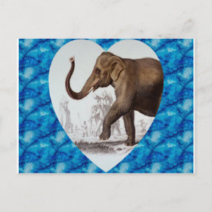 Elephant Love Briefkaart