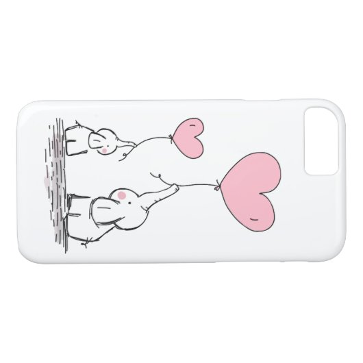 Elephant Love Case-Mate iPhone Case (Achterkant (Horizontaal))