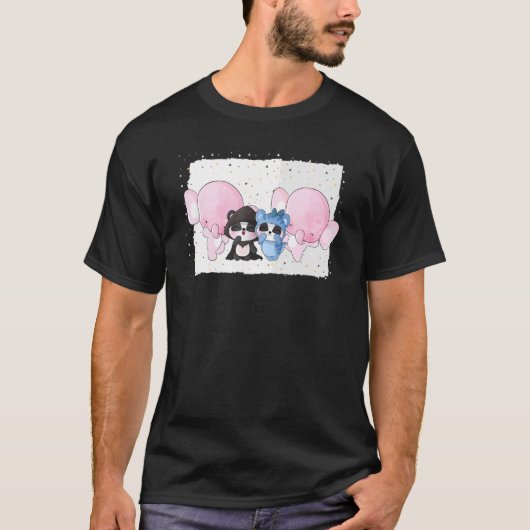 Elephant Love Cute Elephant Graphic Save Animal T-shirt (Voorkant)