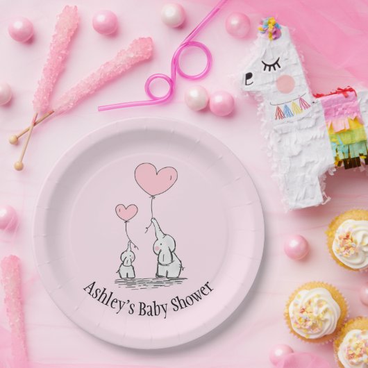 Elephant Love Design Paper Bord (Feest)