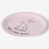 Elephant Love Design Paper Bord (Gekanteld)