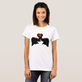 Elephant love girl t-shirt (Voorkant volledig)