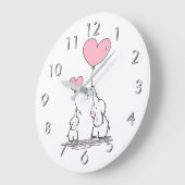 Elephant Love Grote Klok (Hoek)