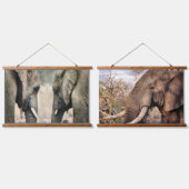 Elephant Love Hangend Wandkleed (Dubbel)