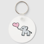 Elephant love keyring sleutelhanger (Voorkant)