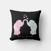 Elephant Love Kussen (Voorkant)