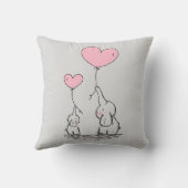 Elephant Love Kussen (Achterkant)