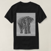 Elephant Love Lines for Elephant Lovers T-shirt (Design voorkant)