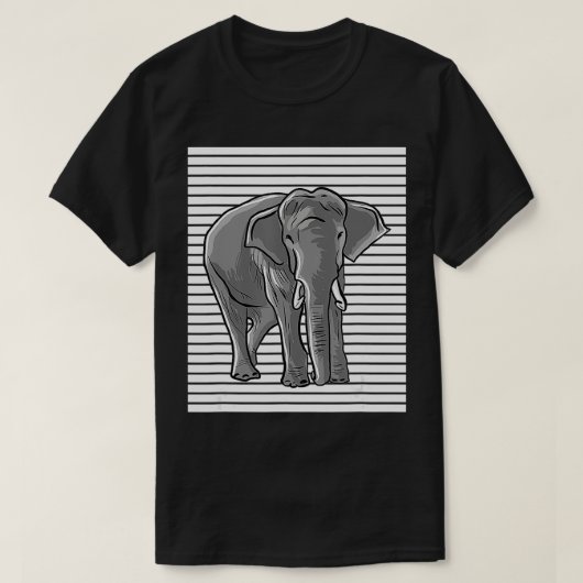 Elephant Love Lines for Elephant Lovers T-shirt (Design voorkant)