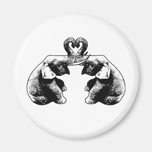 Elephant Love Magneet (Voorkant)